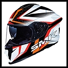 SMK TITAN FIBERGLASS FULL-FACE HELMET - SLICK GRAPHIC - GL123