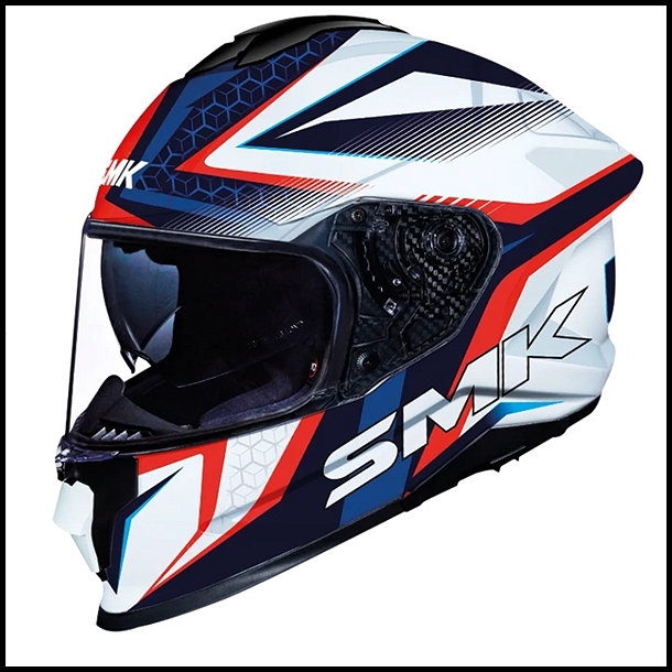 SMK TITAN FIBERGLASS FULL-FACE HELMET - SLICK GRAPHIC - GL153