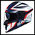 SMK TITAN FIBERGLASS FULL-FACE HELMET - SLICK GRAPHIC - GL153