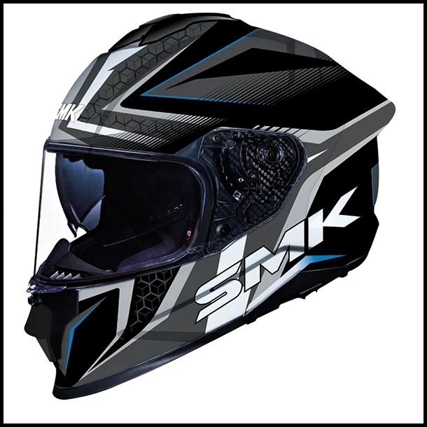 SMK TITAN FIBERGLASS FULL-FACE HELMET - SLICK GRAPHIC - GL265