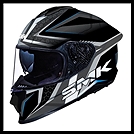 SMK TITAN FIBERGLASS FULL-FACE HELMET - SLICK GRAPHIC - GL265