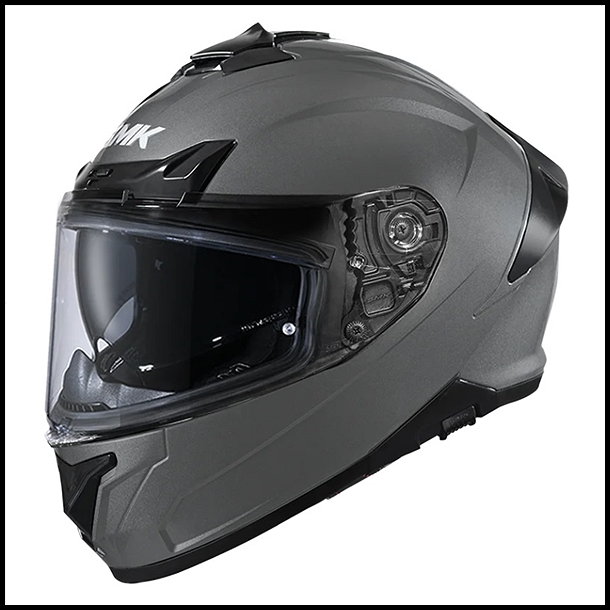 SMK TYPHOON FULL-FACE HELMET - GLOSS ANTHRACITE