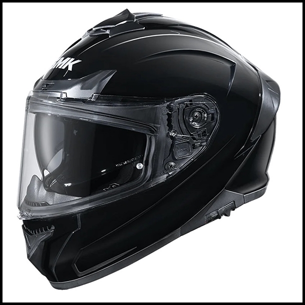 SMK TYPHOON FULL-FACE HELMET - GLOSS BLACK