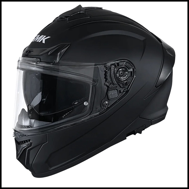 SMK TYPHOON FULL-FACE HELMET - MATTE BLACK