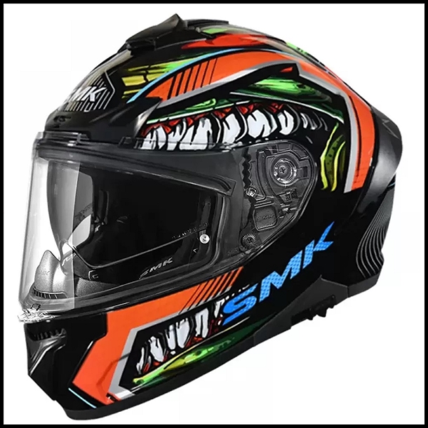 SMK TYPHOON FULL-FACE HELMET - RAPTOR GRAPHIC - GL237