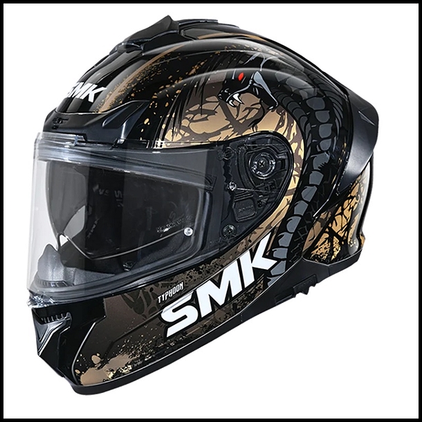 SMK TYPHOON FULL-FACE HELMET - REPTILE GRAPHIC - GL277