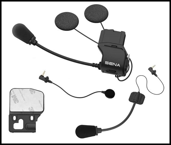 SENA 50S Universal Helmet Clamp Kit with Microphones and High-Definition Speakers