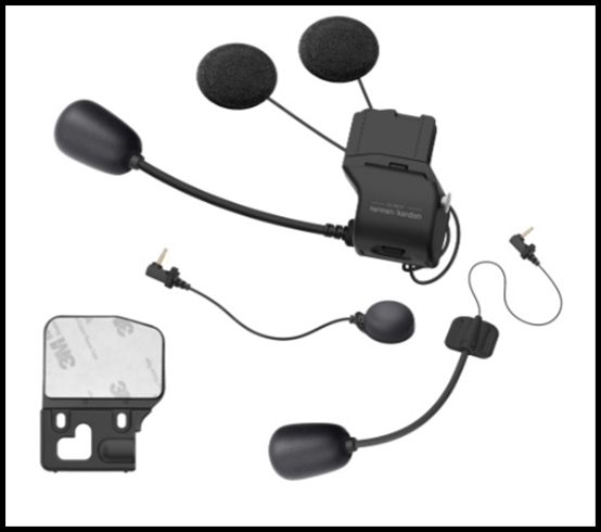 SENA 50S Universal Clamp Kit with premium SOUND BY Harman Kardon Speakers and Microphone