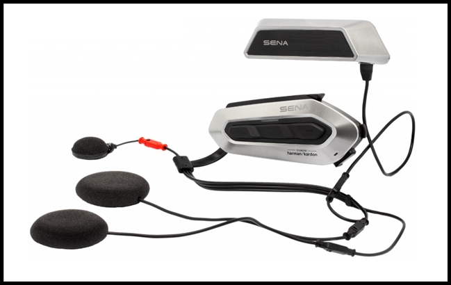 SENA SRL EXT Bluetooth 5/Mesh Communication with Premium Sound by Harman Kardon for Shoei RF-1400