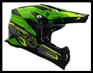 VEGA MCX ADVANCED OFF-ROAD FULL FACE HELMET - GREEN STINGER GRAPHIC