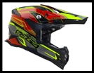 VEGA MCX ADVANCED OFF-ROAD FULL FACE HELMET - RED STINGER GRAPHIC