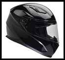 VEGA ULTRA 2 FULL FACE HELMET - GLOSS BLACK